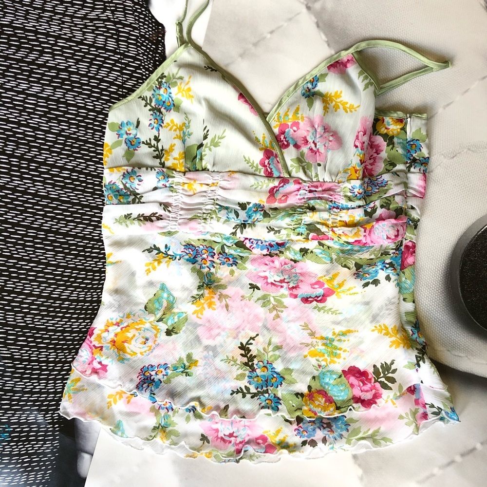 Incity Sweetheart Spaghetti Straps Top Sz XS